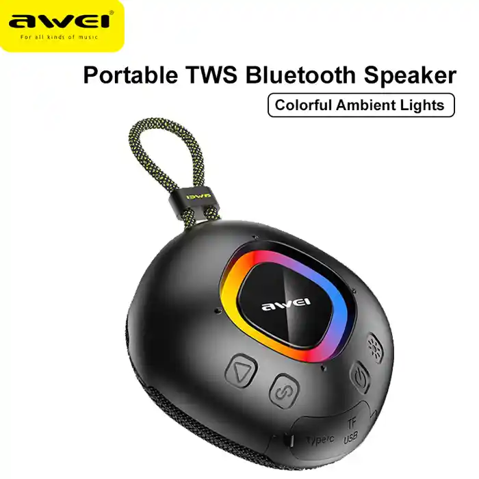 Awei KA6 Portable Bluetooth Speaker HIFI Stereo Bass Speaker...